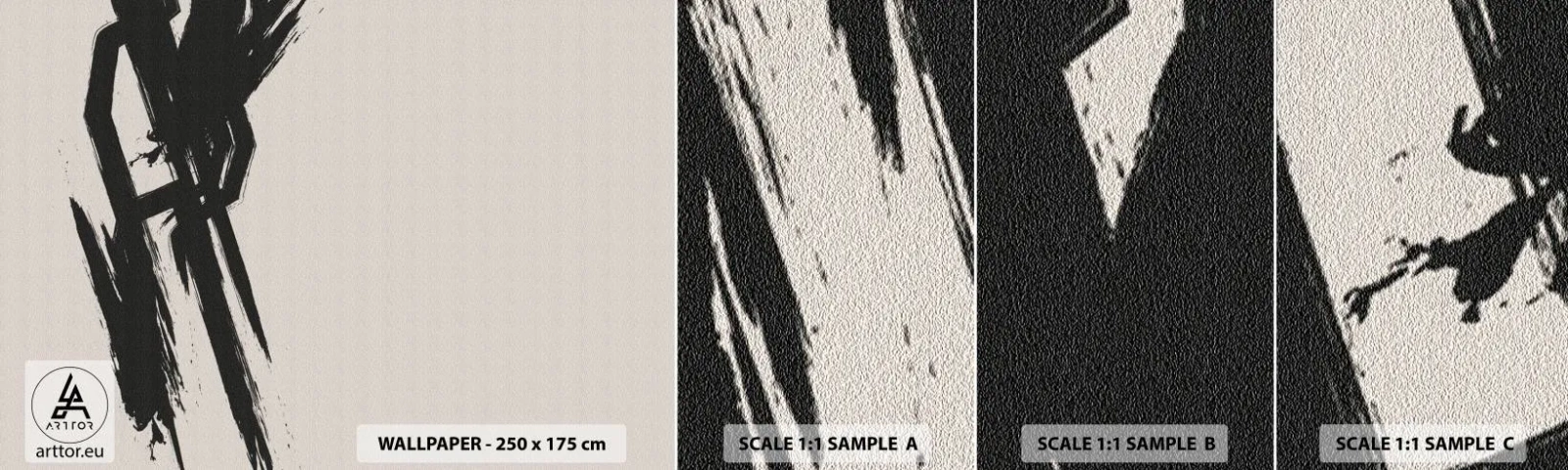 Fototapetenmuster Standard Eco - Unaufhaltsamer Trieb - Minimalismus, Leer, Stück - 100x30 cm