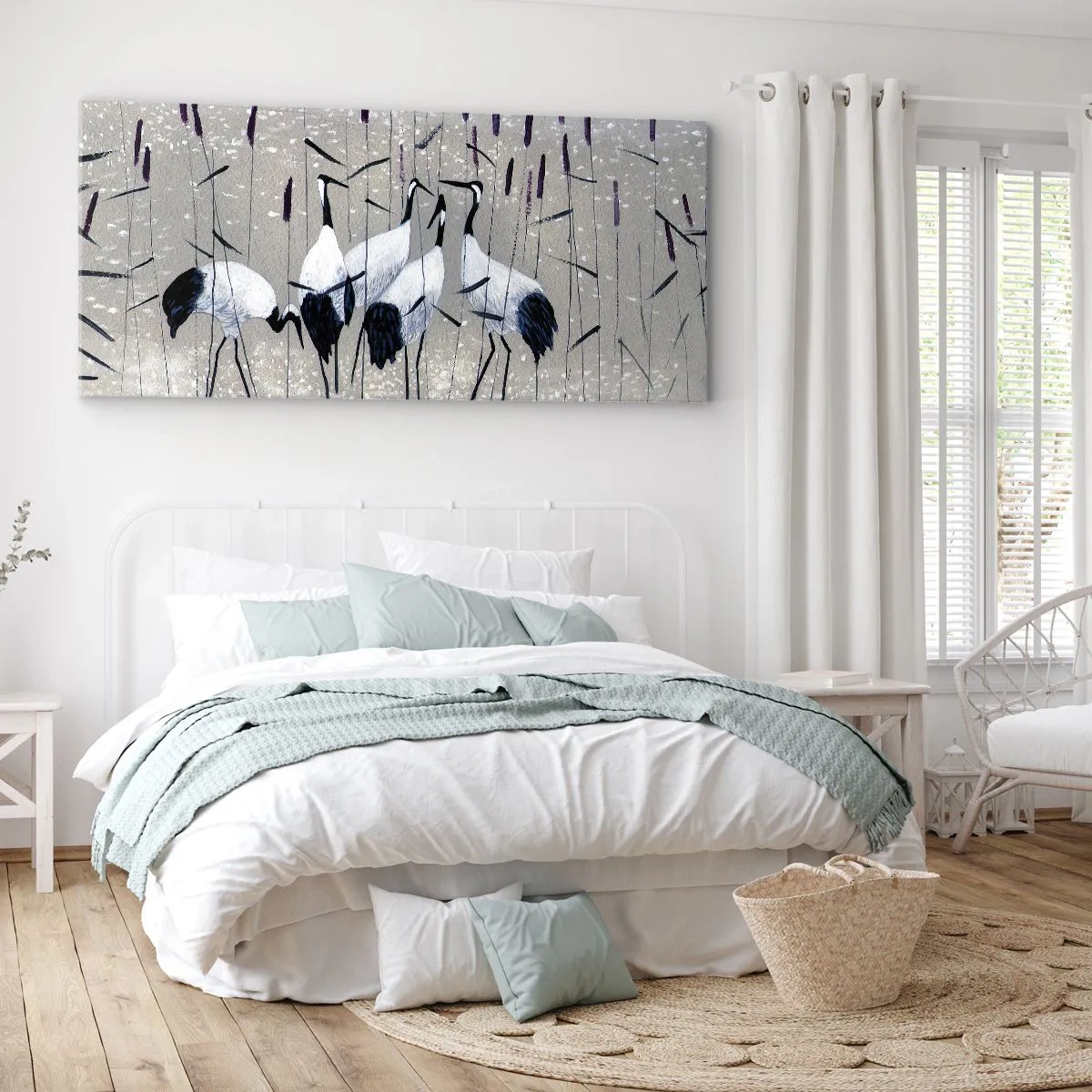 Bild auf Leinwand - Leinwandbild - Unter ihren eigenen - 100x40 cm