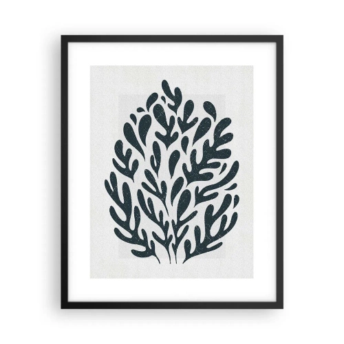 Poster in einem schwarzem Rahmen - Formen der Natur - 40x50 cm