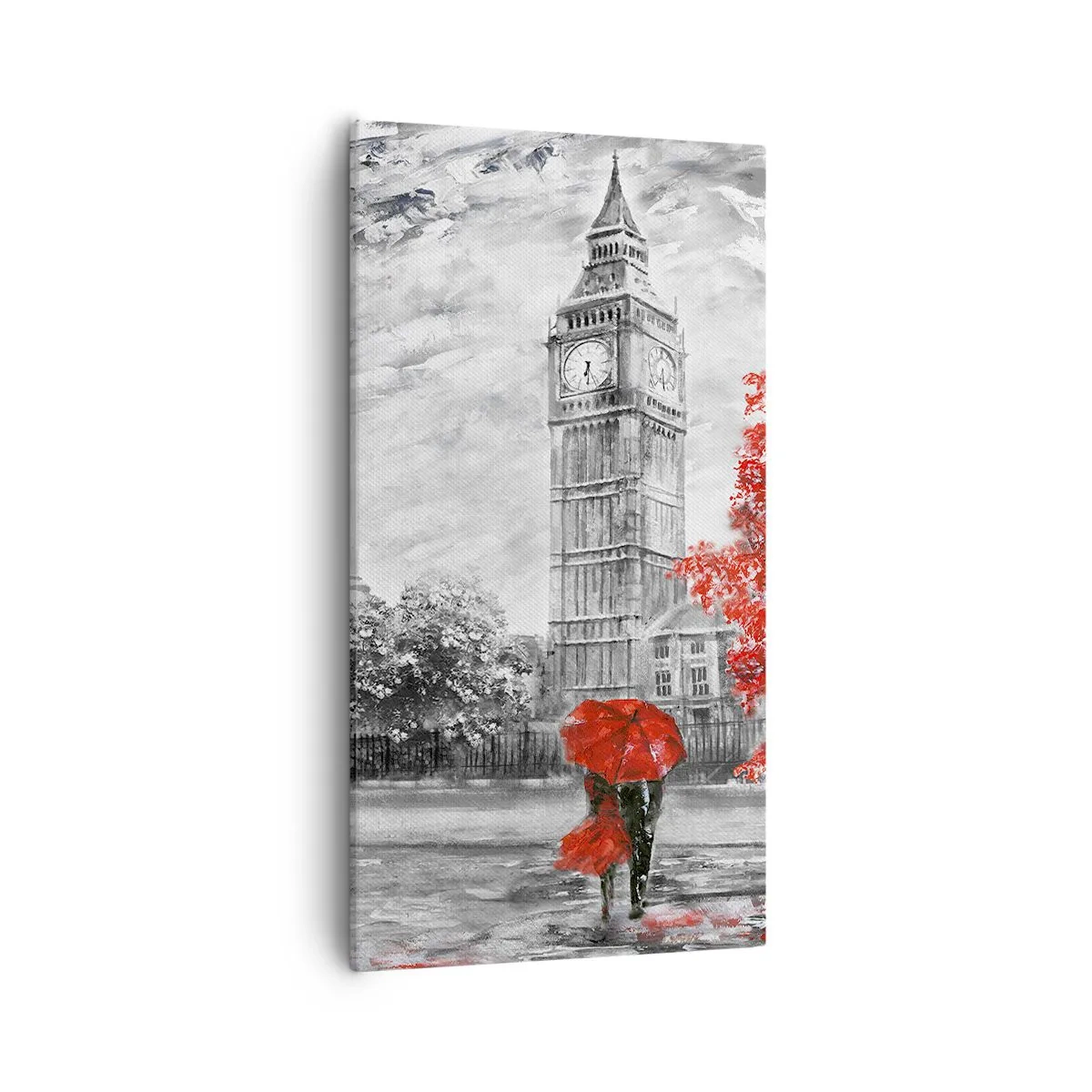 Bild auf Leinwand - Leinwandbild - Ein aufregender Tag - 55x100 cm