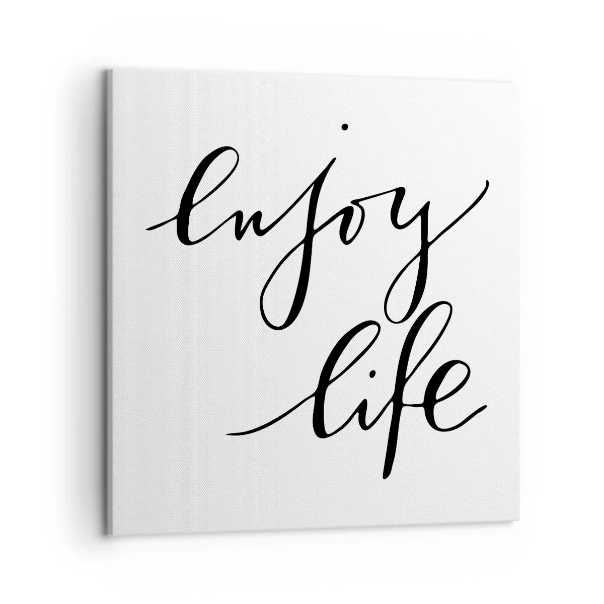 Bild auf Leinwand - Leinwandbild - Nichts hinzufügen… - 50x50 cm