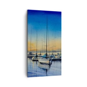 Bild auf Leinwand - Leinwandbild - Ende eines guten Tages - 45x80 cm