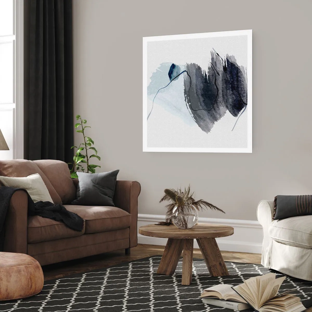 Poster - Intensität und Bewegung - 40x40 cm