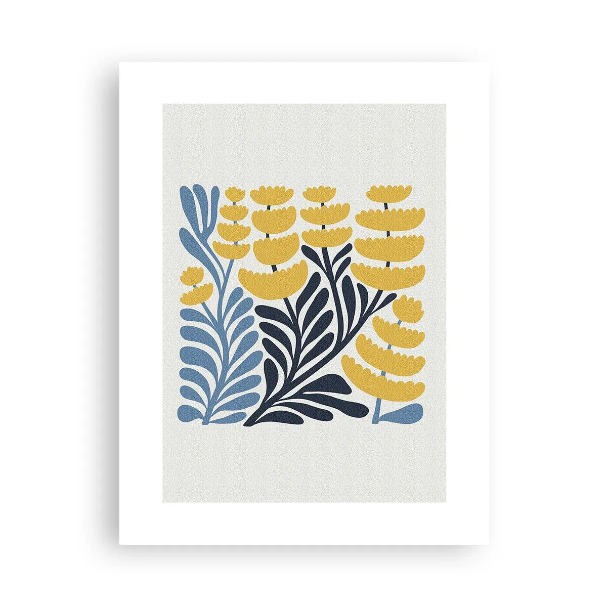 Poster - Sonniges Blumenbeet - 30x40 cm