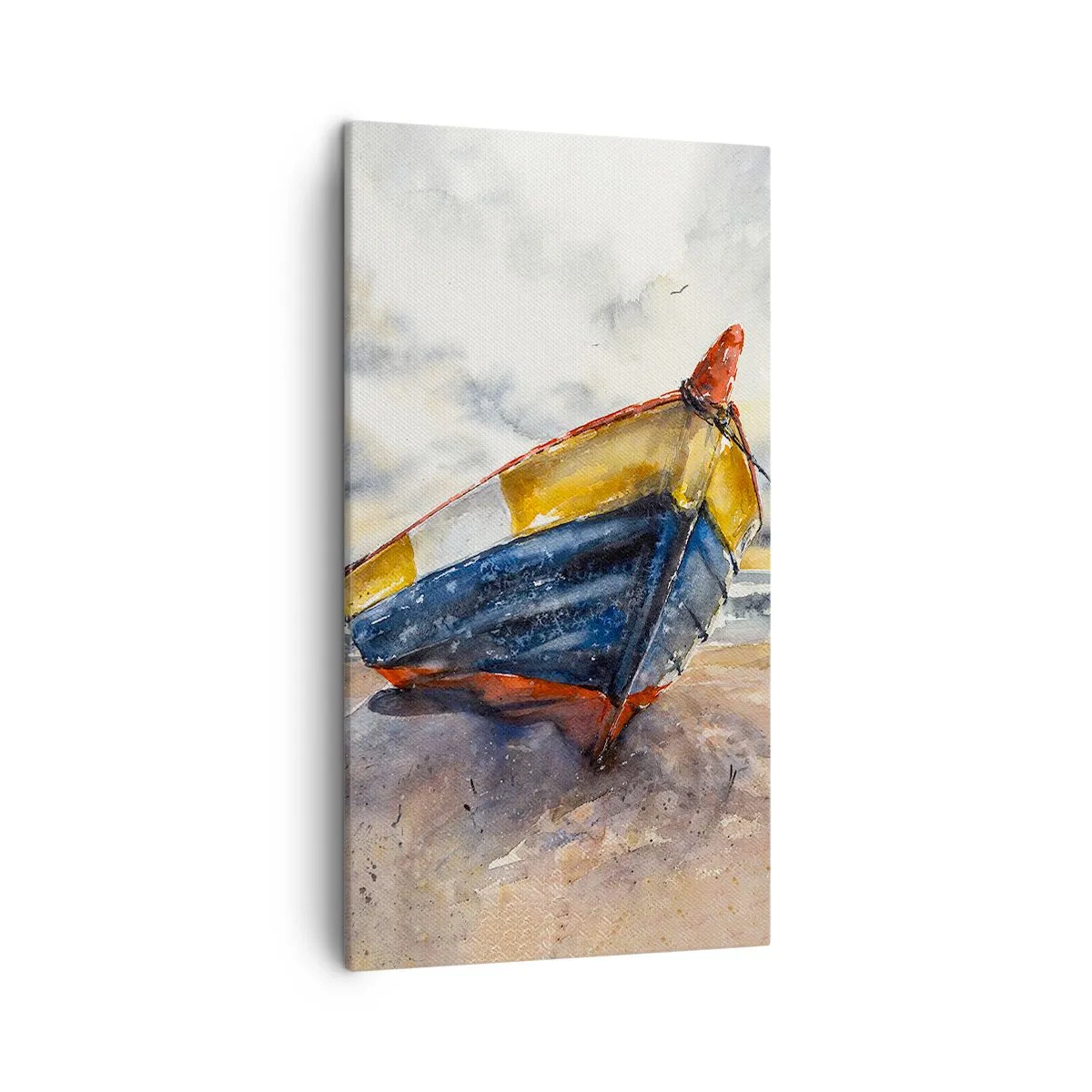 Bild auf Leinwand - Leinwandbild - Erholung am Ufer - 45x80 cm