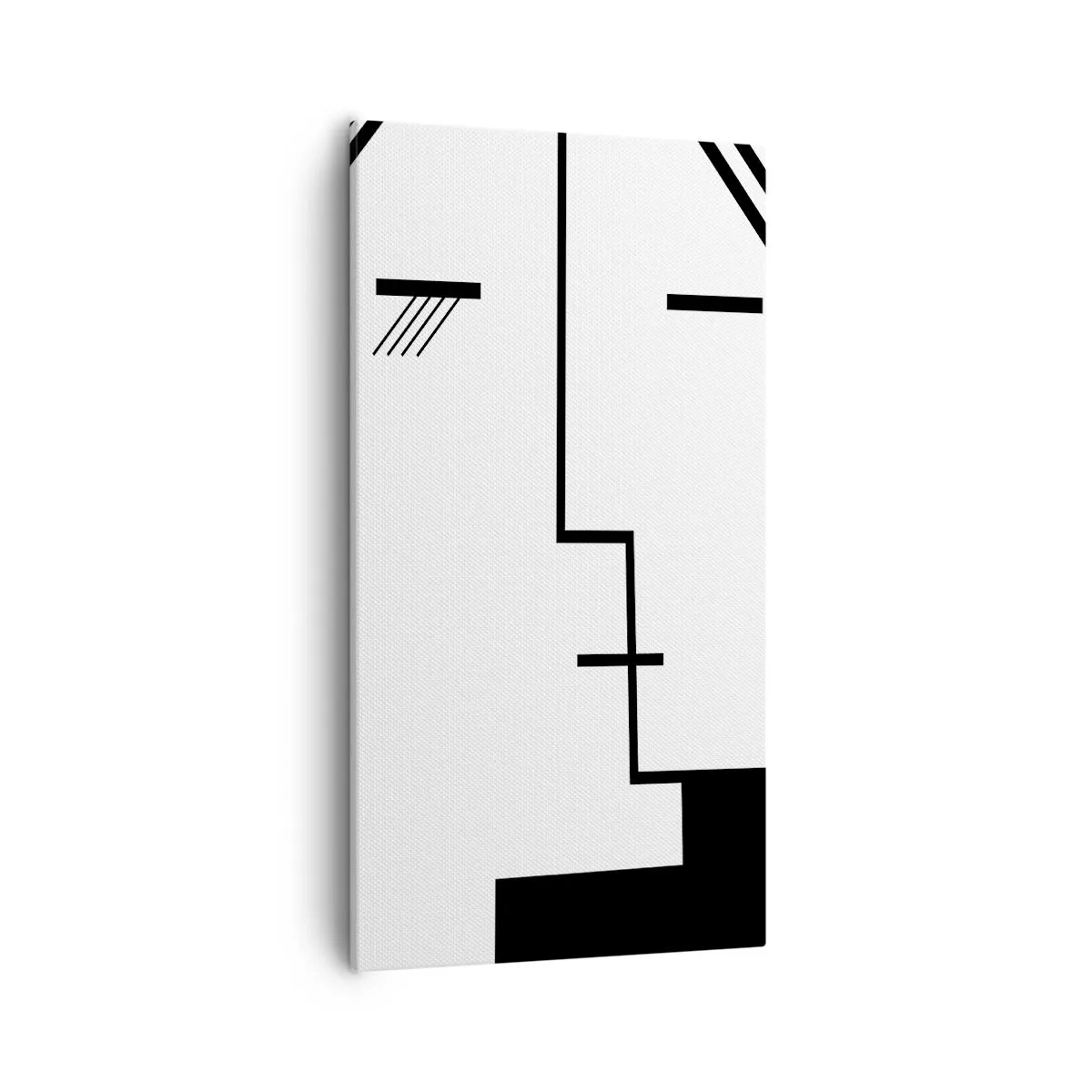 Bild auf Leinwand - Leinwandbild - Einfach ein Kuss - 55x100 cm