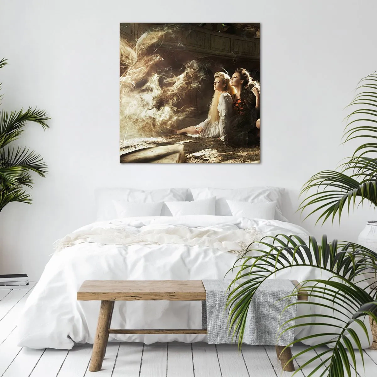 Bild auf Leinwand - Leinwandbild - Und es gab Poesie - 40x40 cm