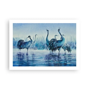 Poster - Morgentliches Treffen - 70x50 cm