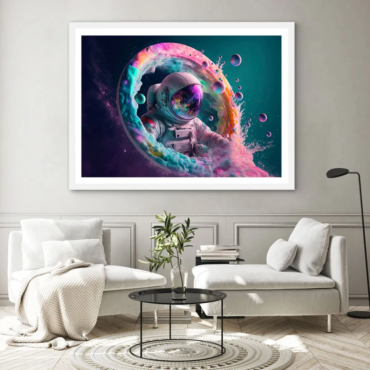 Poster in einem weißen Rahmen - Sternentor - 100x70 cm
