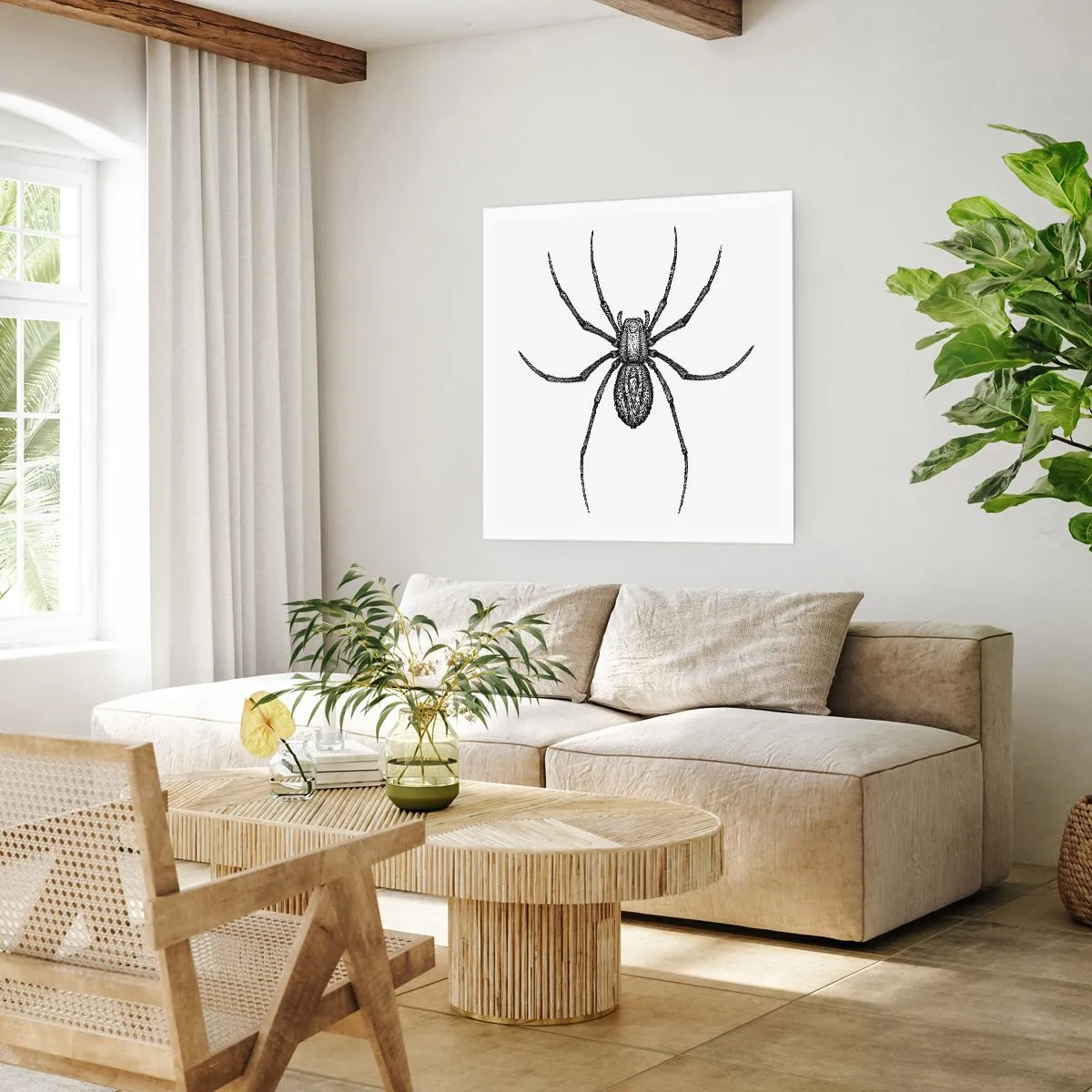 Poster - Beunruhigende Präzision - 60x60 cm