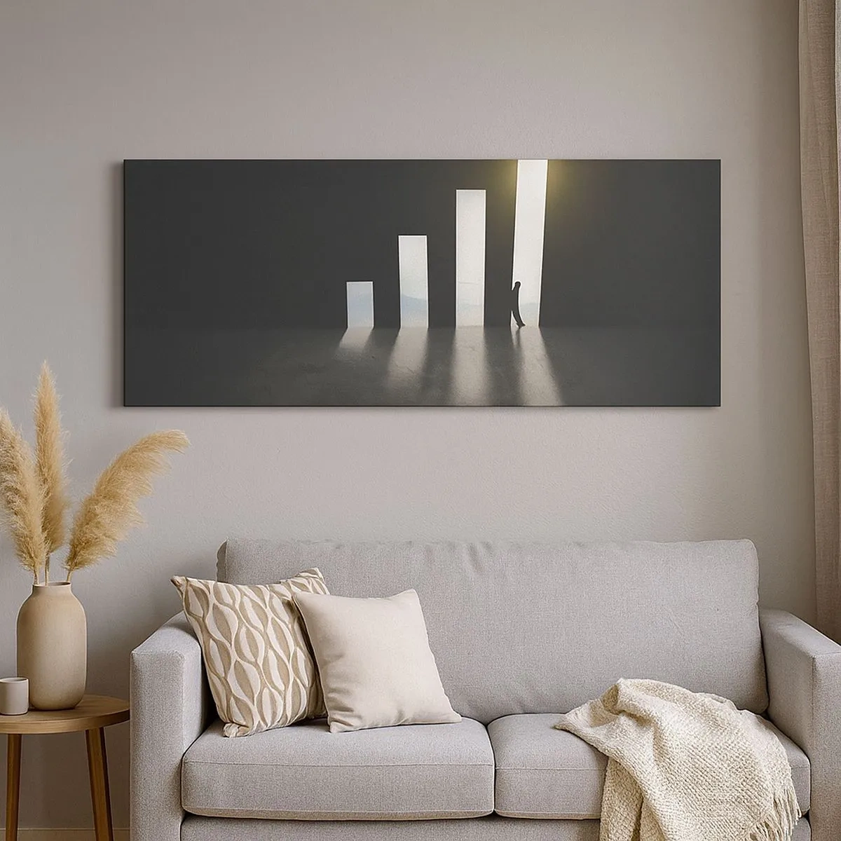 Bild auf Leinwand - Leinwandbild - Erfolg – ​​Impression - 100x40 cm