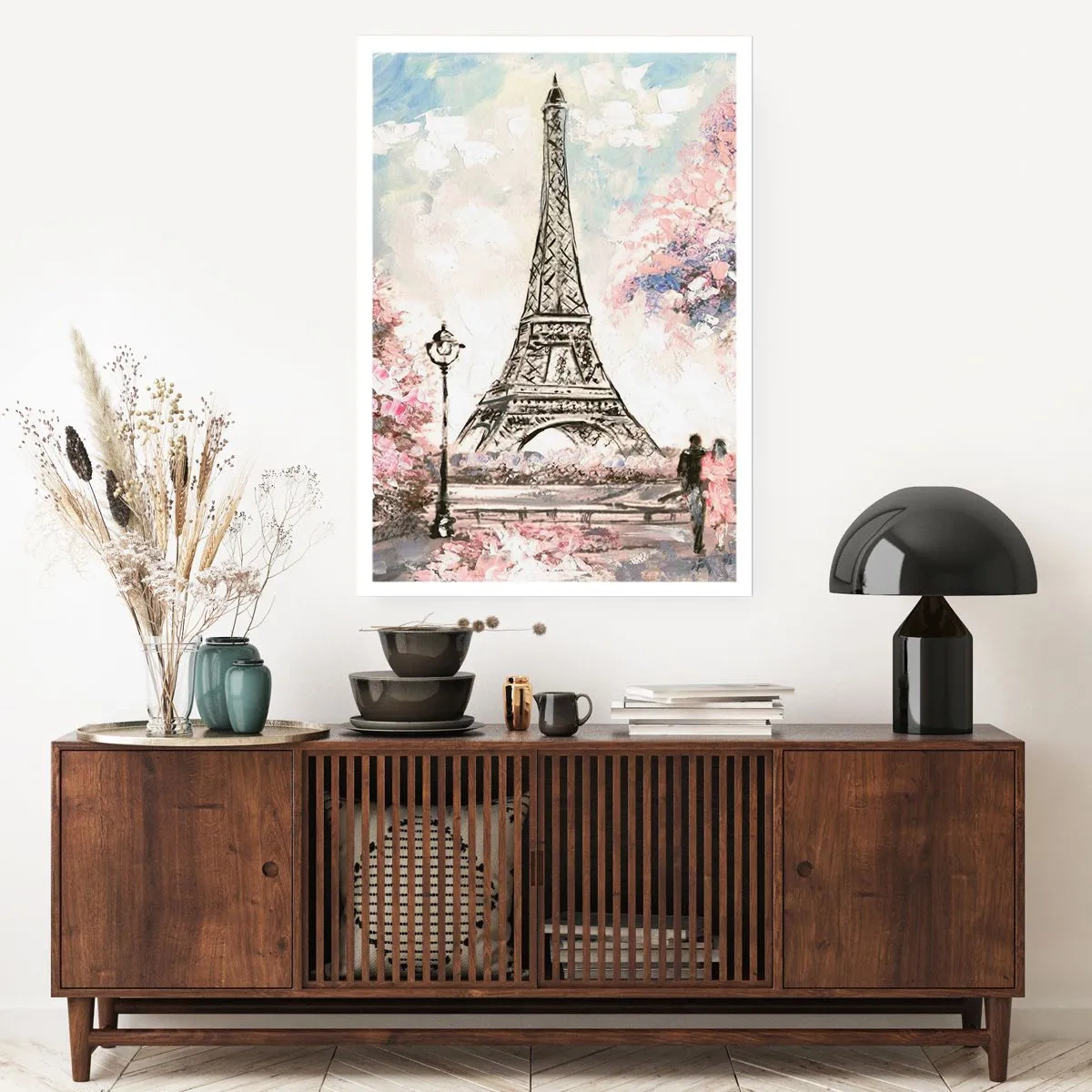Poster - Aprilspaziergang durch Paris - 61x91 cm