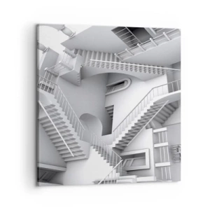 Bild auf Leinwand - Leinwandbild - Die Paradoxien des Weltraums - 60x60 cm