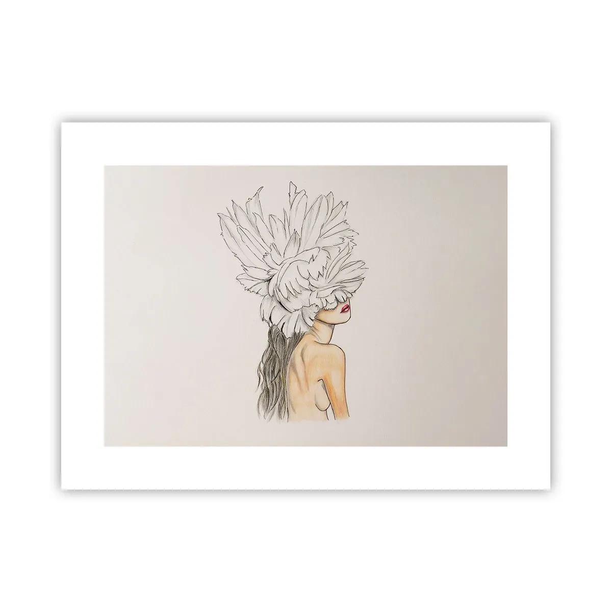 Poster - Gekrönte Schönheit - 40x30 cm