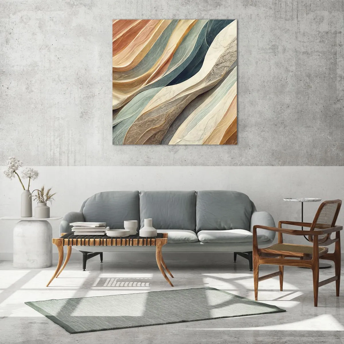 Glasbild - Bild auf glas - Moment vor der Veränderung - 60x60 cm