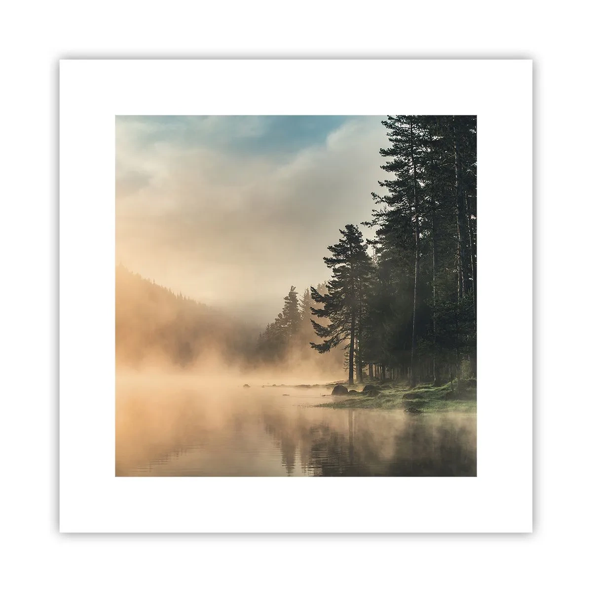 Poster - Die Geburt des Tages - 30x30 cm