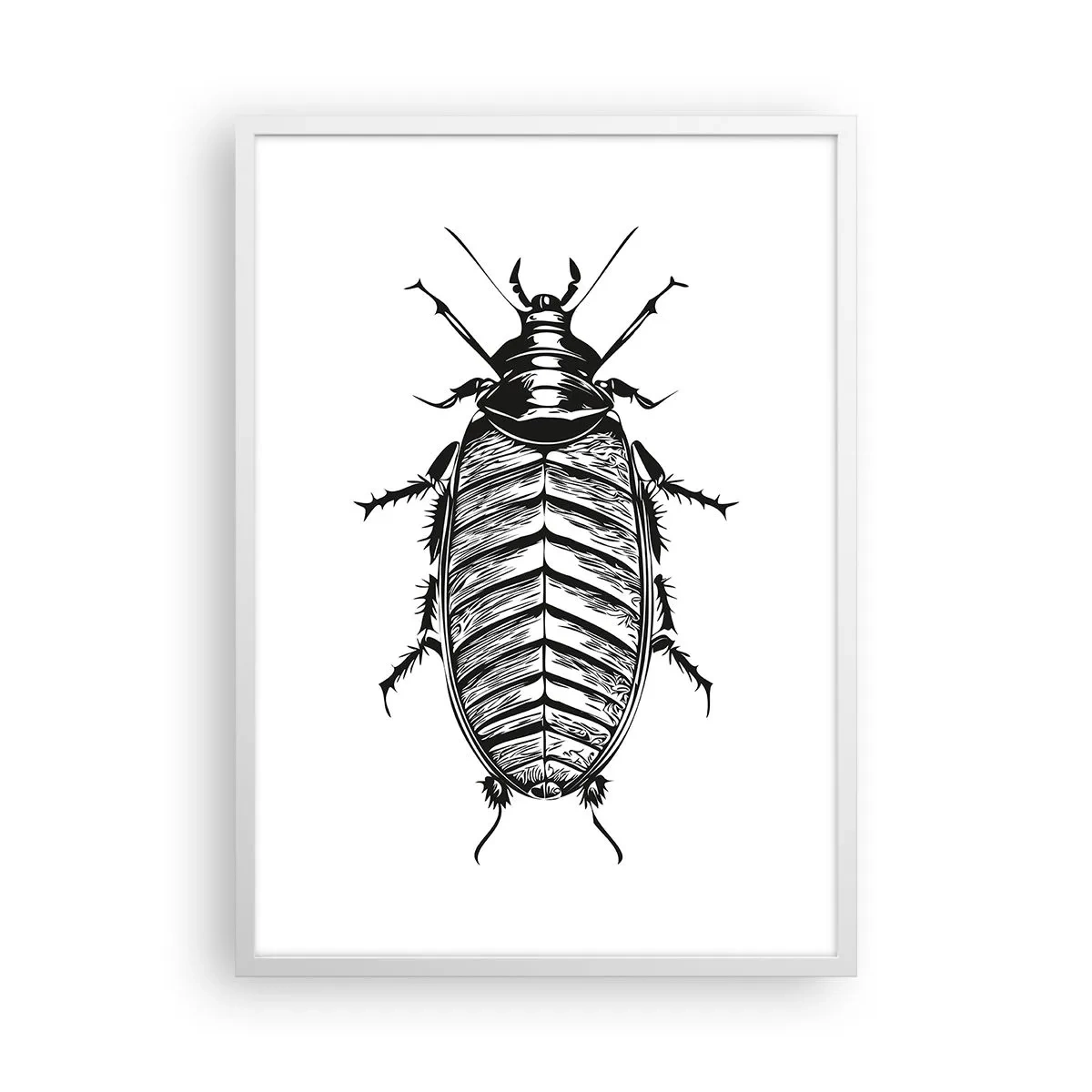 Poster in einem weißen Rahmen - Was für ein Exemplar! - 50x70 cm