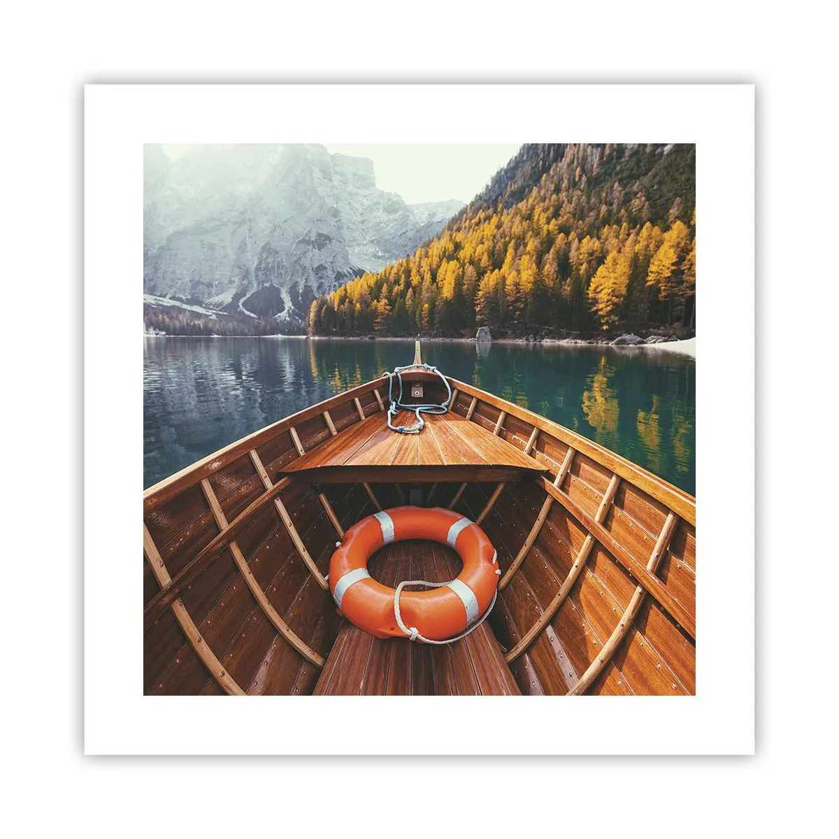Poster - Bergreise - 40x40 cm