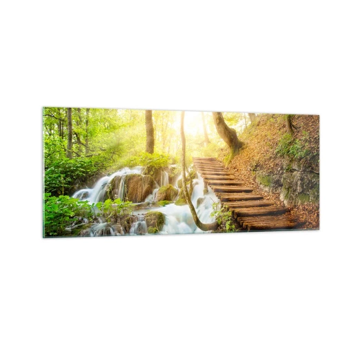 Glasbild - Bild auf glas - Eine ersehnte Kühle - 100x40 cm