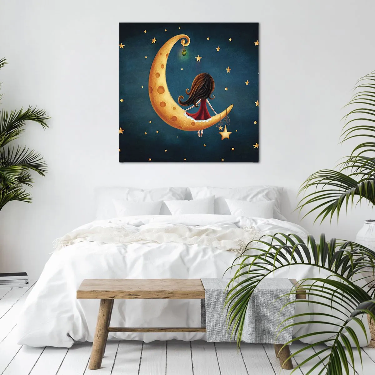 Bild auf Leinwand - Leinwandbild - Einmal… - 40x40 cm