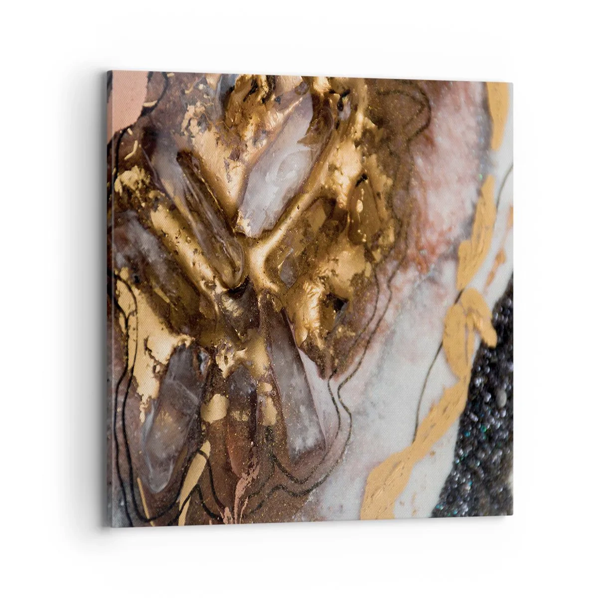 Bild auf Leinwand - Leinwandbild - Das Element der Erde - 70x70 cm