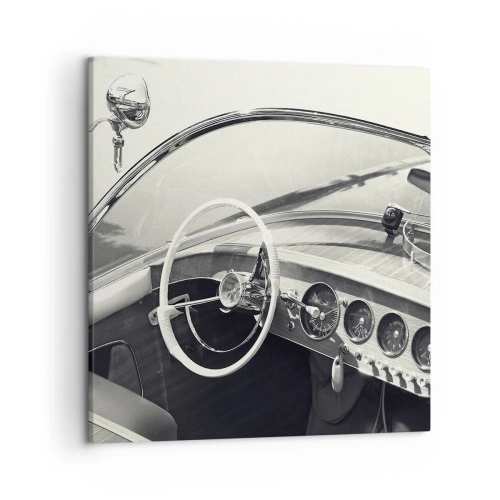 Bild auf Leinwand - Leinwandbild - Wetter für die Reichen - 50x50 cm