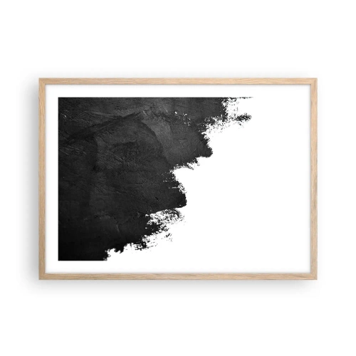 Poster in einem Rahmen aus heller Eiche - Elemente: Erde - 70x50 cm