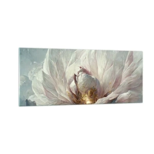 Glasbild - Bild auf glas - Sie blüht alle hundert Jahre einmal - 100x40 cm