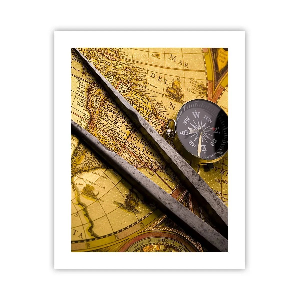 Poster - Wo sind diese Schätze? - 40x50 cm