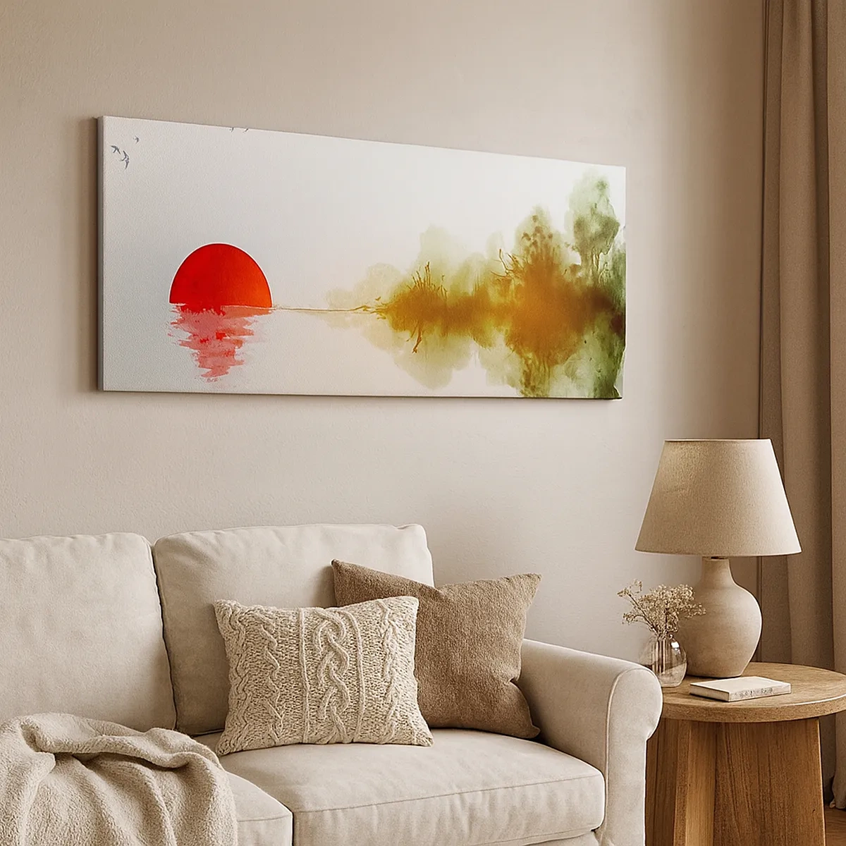 Bild auf Leinwand - Leinwandbild - Versprechen der Ruhe - 30x30 cm