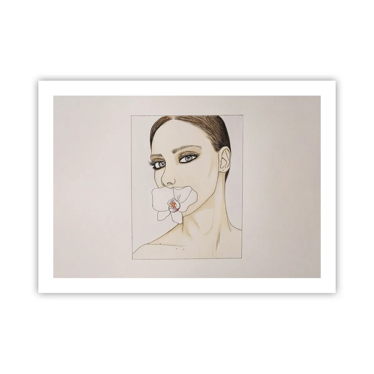 Poster - Ein Symbol für Eleganz und Schönheit - 70x50 cm