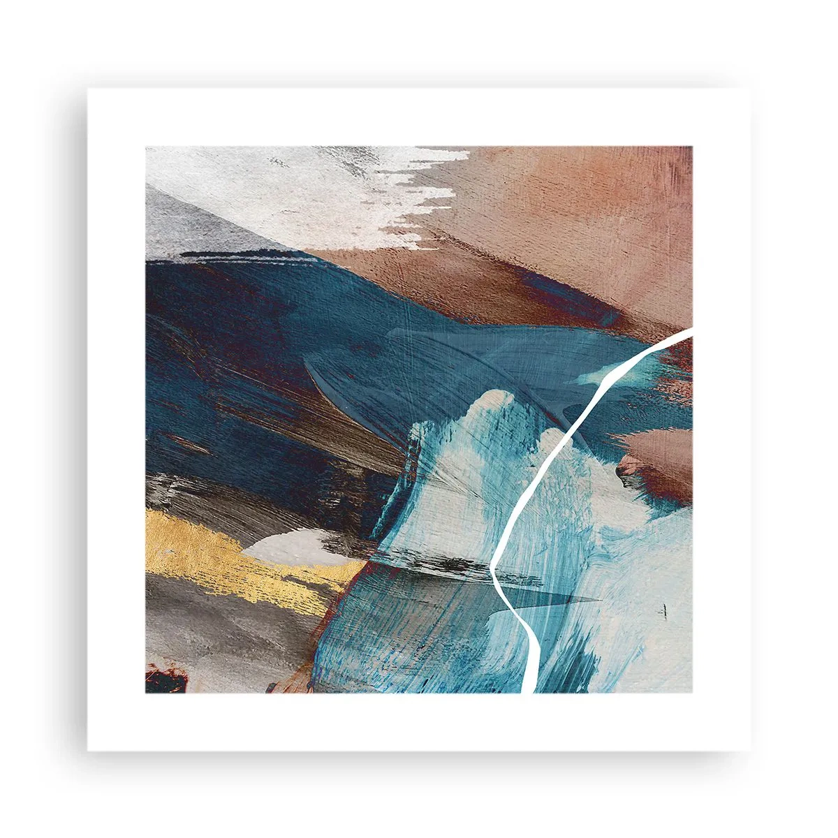 Poster - Großzügig und mit Energie - 40x40 cm