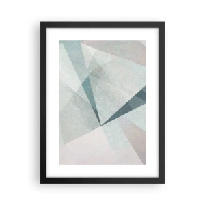 Poster in einem schwarzem Rahmen - Einfach aber dynamisch - 30x40 cm