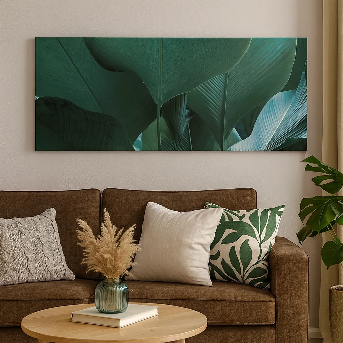 Bild auf Leinwand - Leinwandbild - Dem Licht zugewandt - 30x30 cm