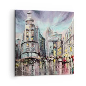 Bild auf Leinwand - Leinwandbild - Es wird ein gelungener Abend - 60x60 cm