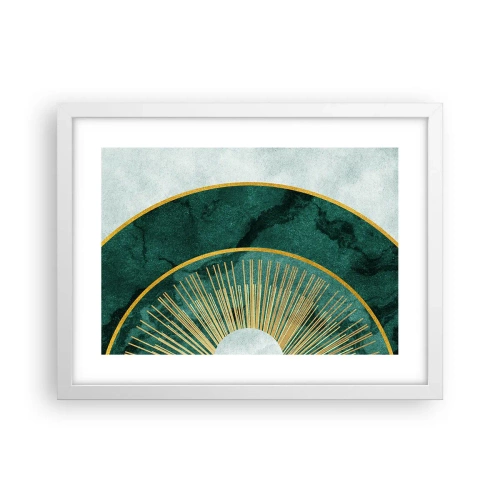 Poster in einem weißen Rahmen - Anderes Sonnensystem - 40x30 cm