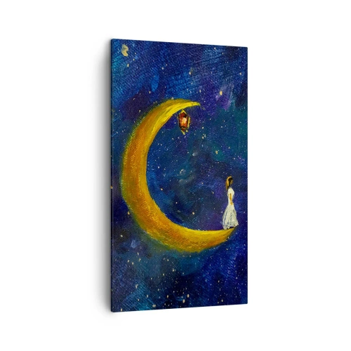 Bild auf Leinwand - Leinwandbild - Der Ruf der Welt - 45x80 cm