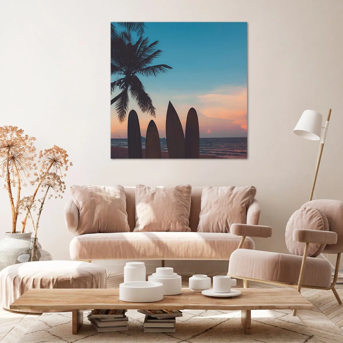 Bild auf Leinwand - Leinwandbild - Morgen wird es auch lustig - 70x70 cm