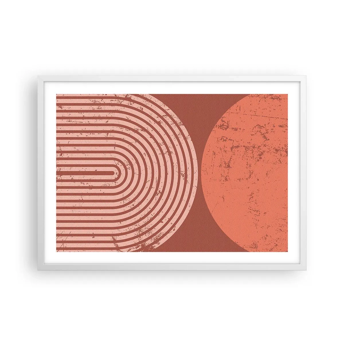 Poster in einem weißen Rahmen - Enge Beziehung - 70x50 cm