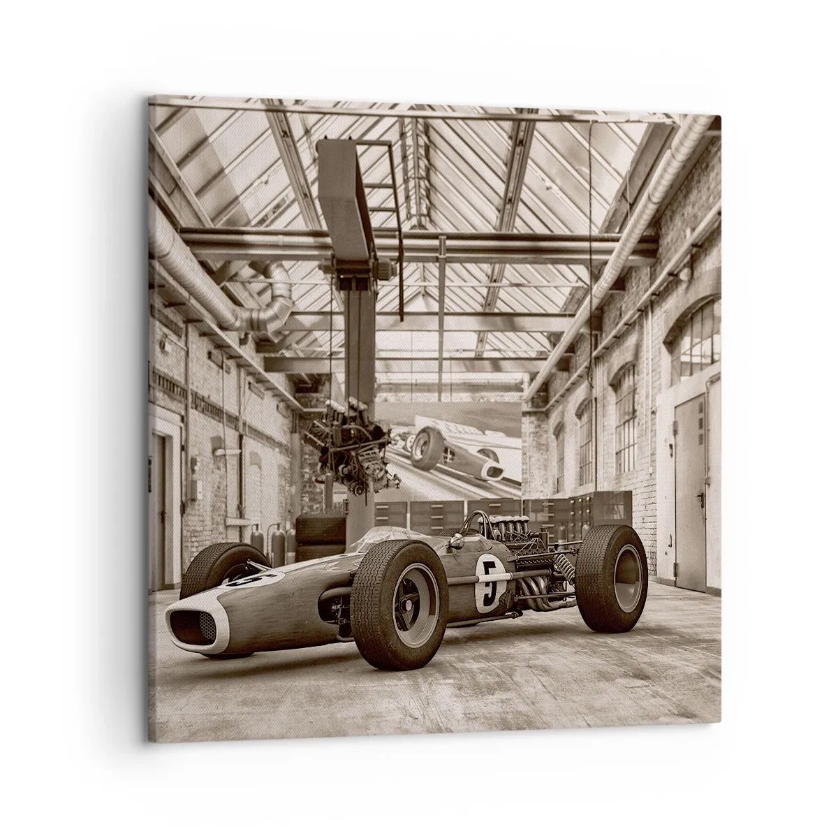 Bild auf Leinwand - Leinwandbild - Die Siegerruhe - 50x50 cm