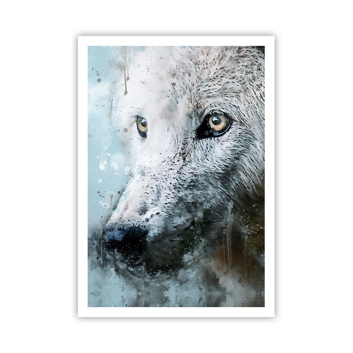 Poster - Lerne die Wolfsseele kennen - 70x100 cm