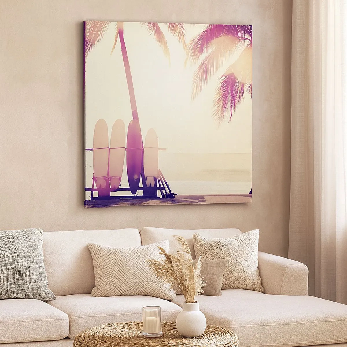 Bild auf Leinwand - Leinwandbild - Es wird ein toller Tag - 30x30 cm