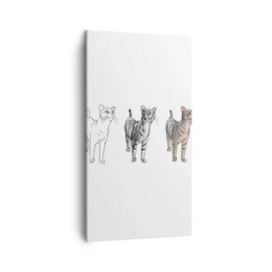 Bild auf Leinwand - Leinwandbild - Zeichenunterricht - 45x80 cm