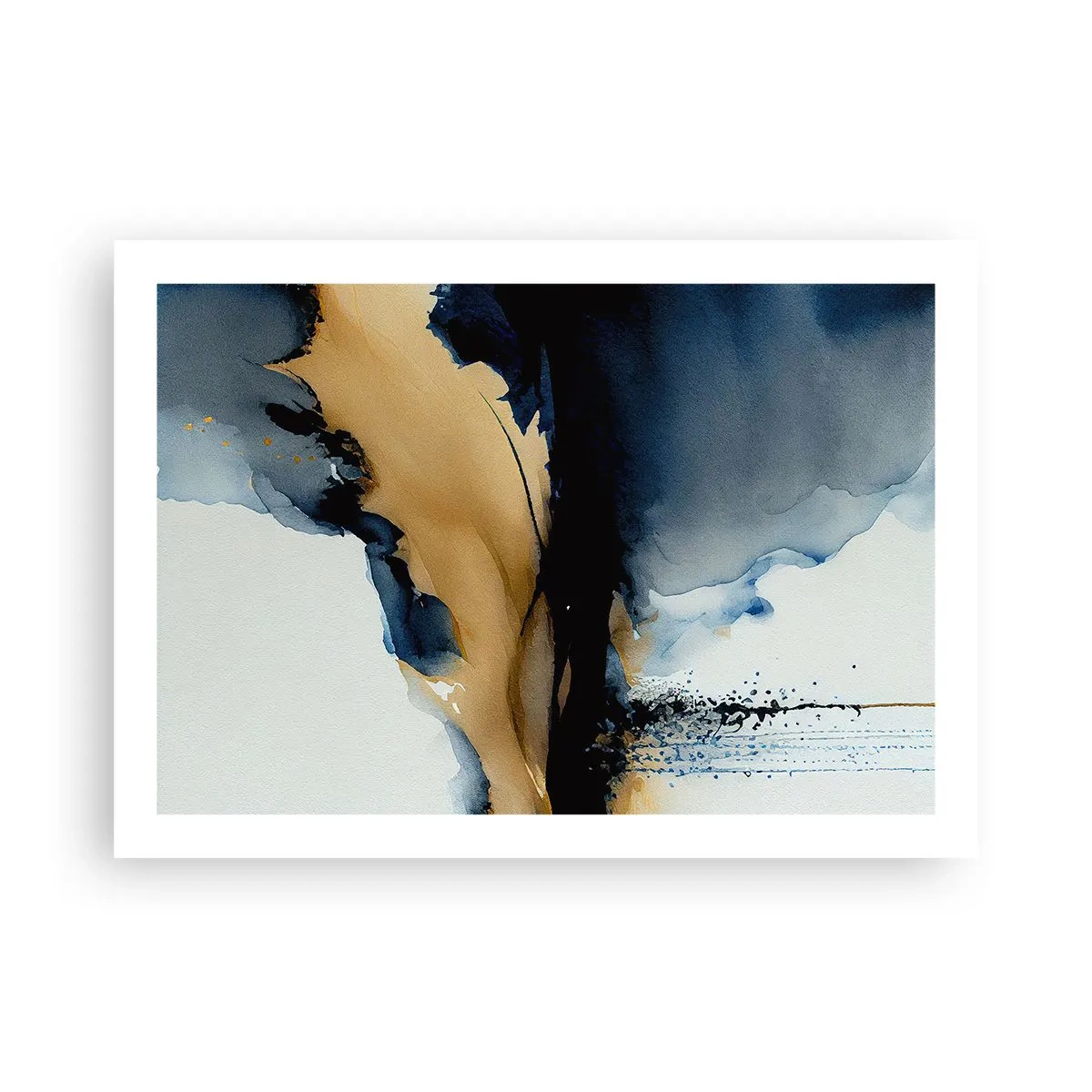 Poster - Hinter dem Vorhang - 70x50 cm