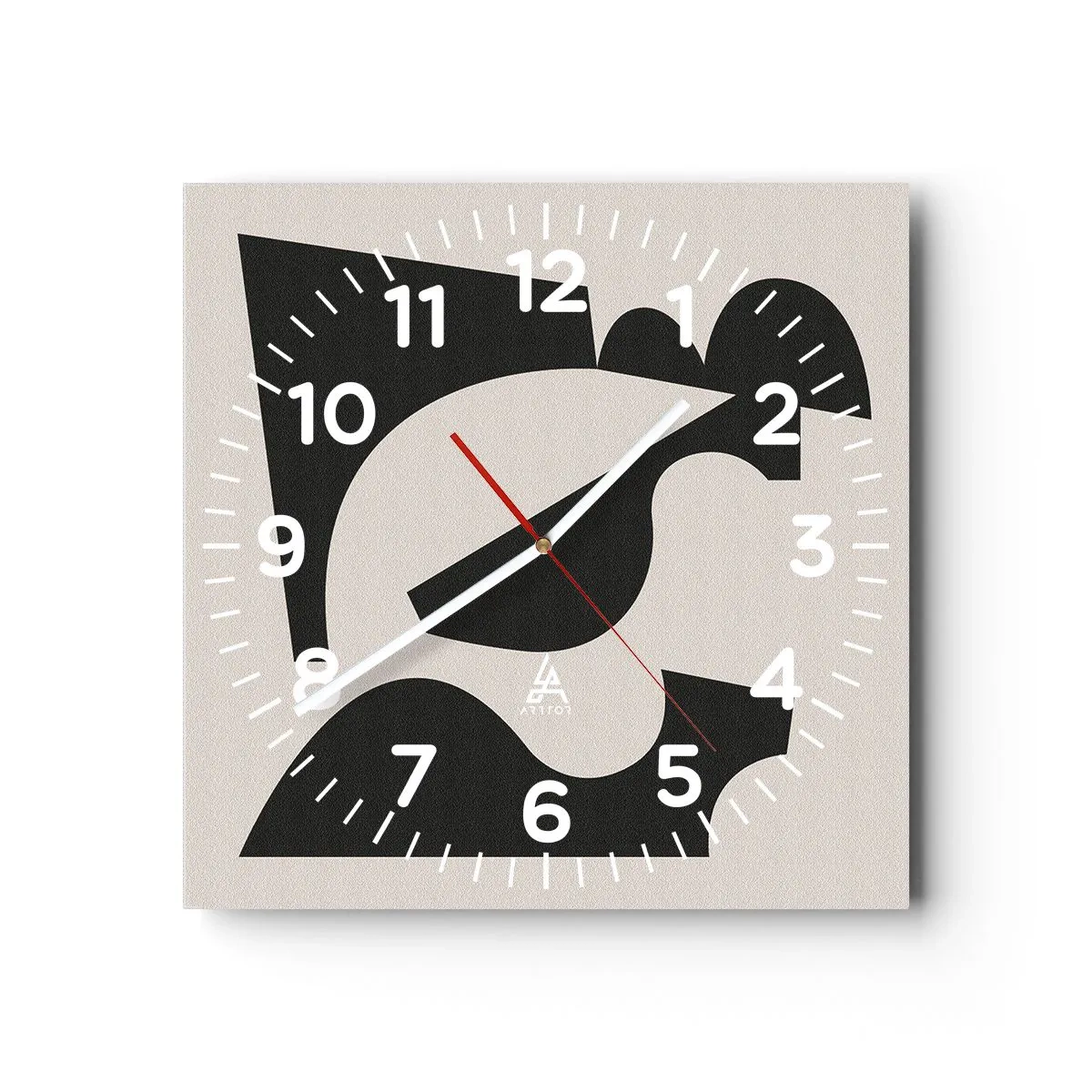 Wanduhr - Glasuhr - Zum Selbstbauen - 30x30 cm