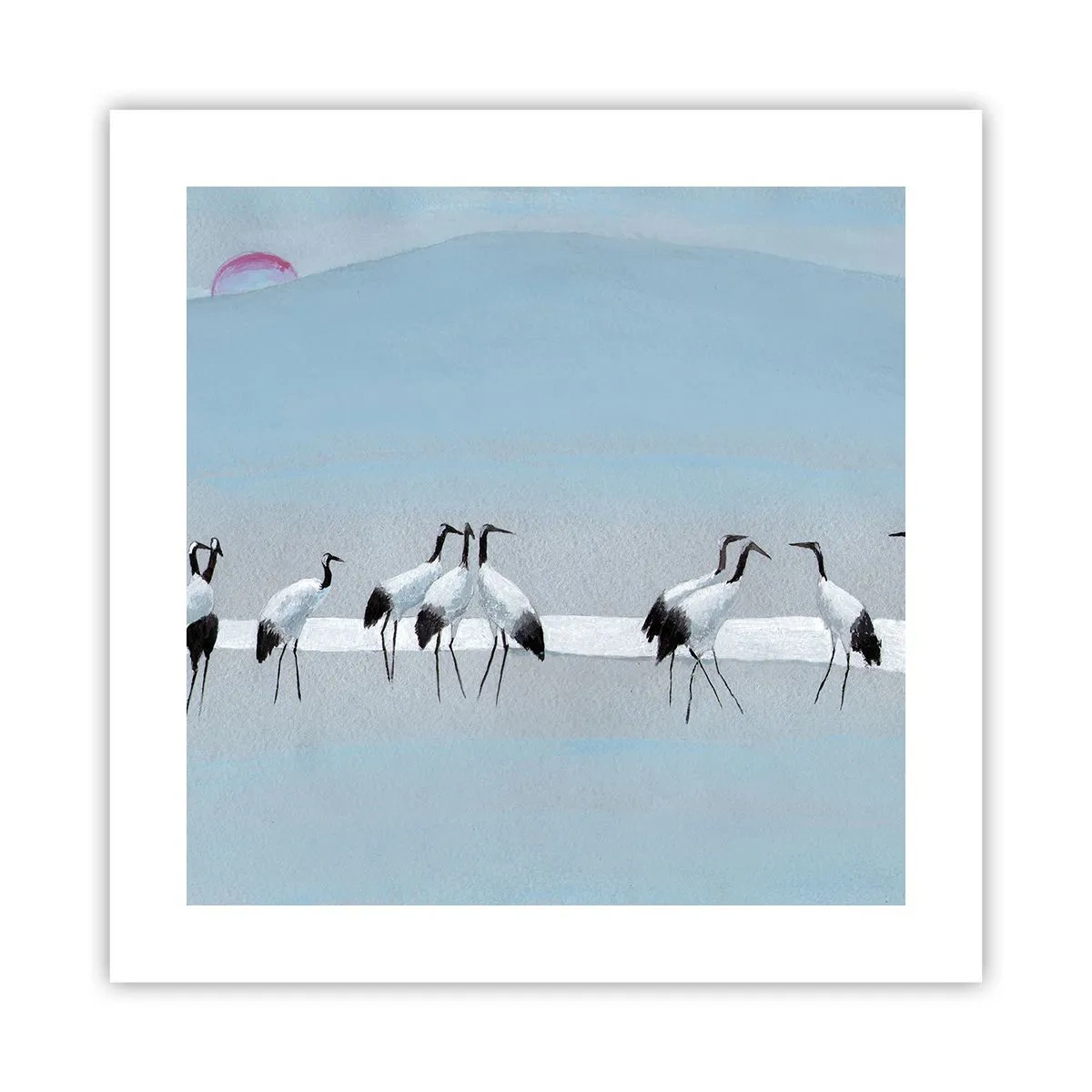 Poster - Nach einem heißen Tag - 40x40 cm