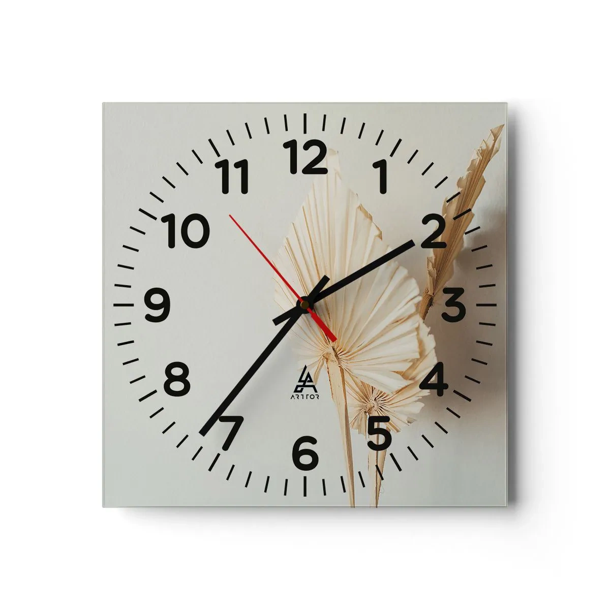 Wanduhr - Glasuhr - Wenn Sie Erleichterung brauchen - 30x30 cm