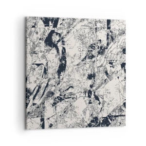 Bild auf Leinwand - Leinwandbild - Durchdringung der Gegensätze - 60x60 cm