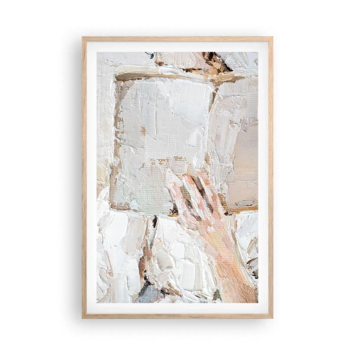 Poster in einem Rahmen aus heller Eiche - In einer anderen Welt - 61x91 cm