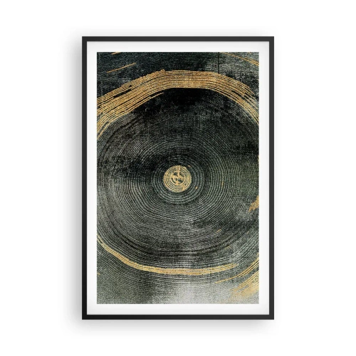 Poster in einem schwarzem Rahmen - Veränderung und Beständigkeit - 61x91 cm